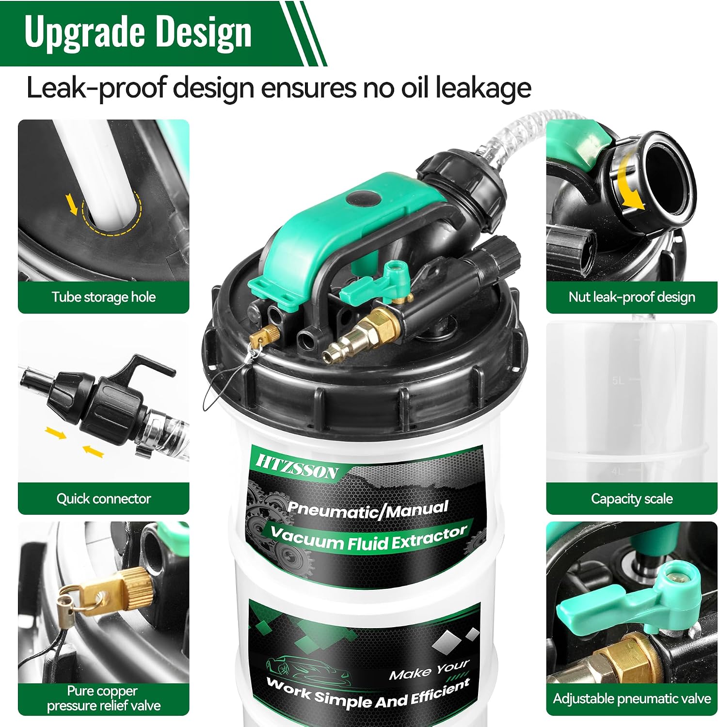 9.5 L/2.5 Gallon Oil Extractor - огляд і ціна Brake Fluid