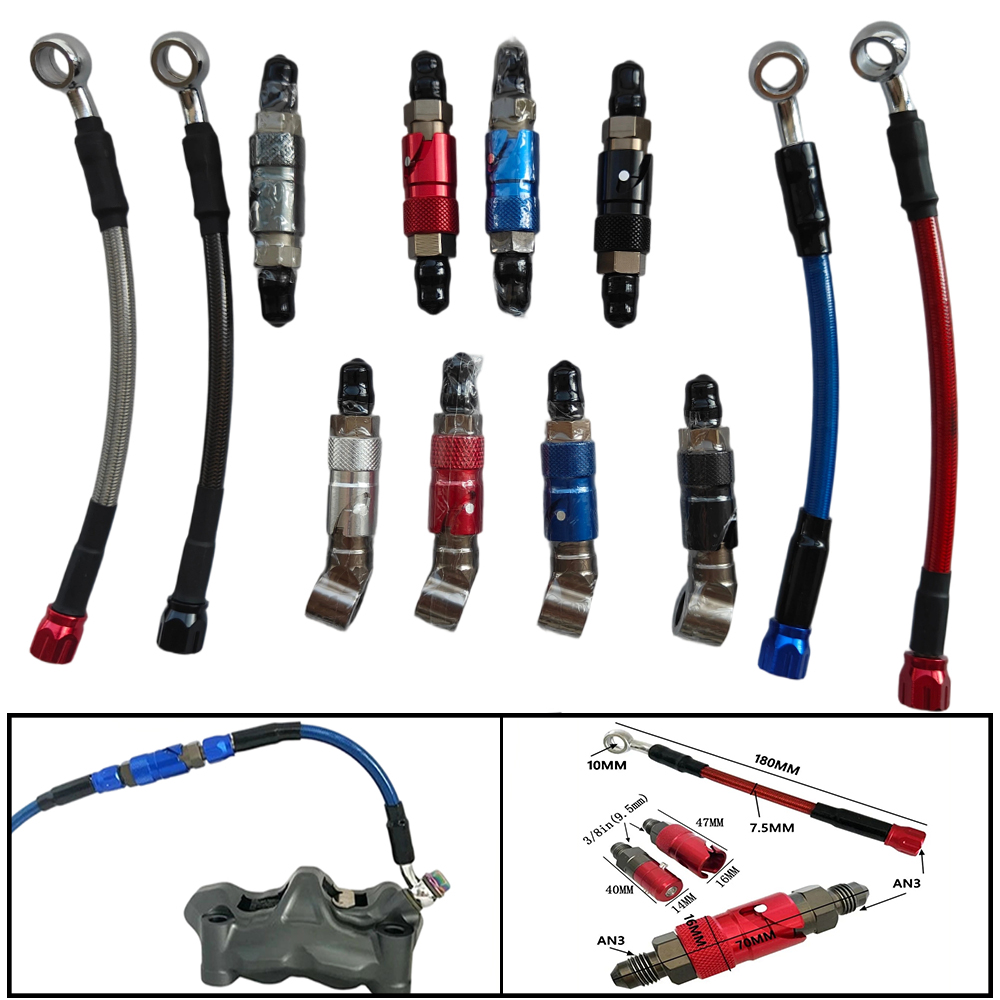 Motorcycle AN3 Quick Connect B - огляд і ціна Brake Line Motorcycle
