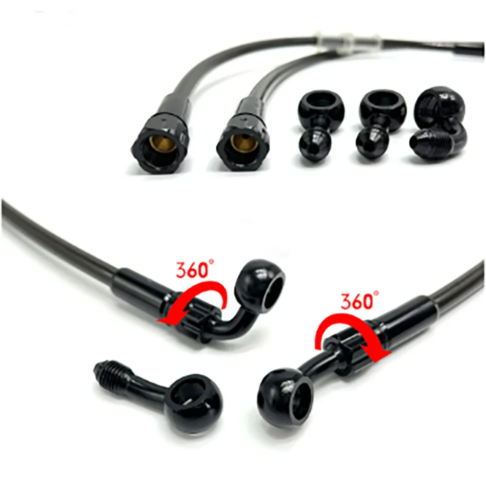 Motorcycle Brake Hose AN3 Brai - огляд і ціна Motorcycle Brake Cable